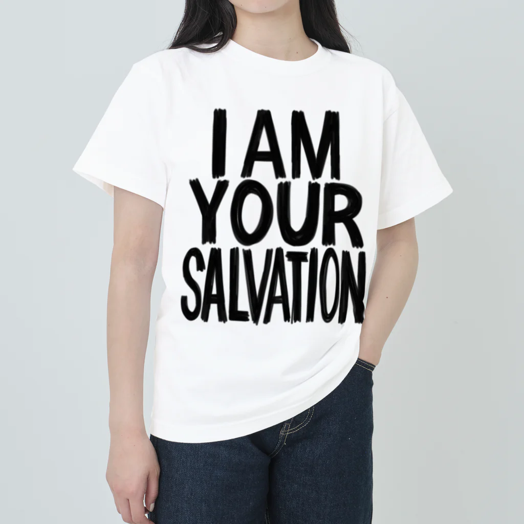 mokasの羽T　salvation ヘビーウェイトTシャツ