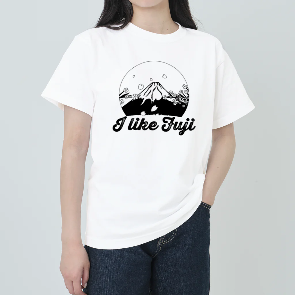 chicodeza by suzuriの富士山好き ヘビーウェイトTシャツ