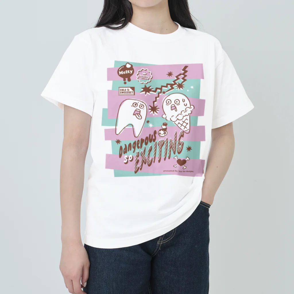 nanaqsaのあいすだいすき!(シャーベット) ヘビーウェイトTシャツ