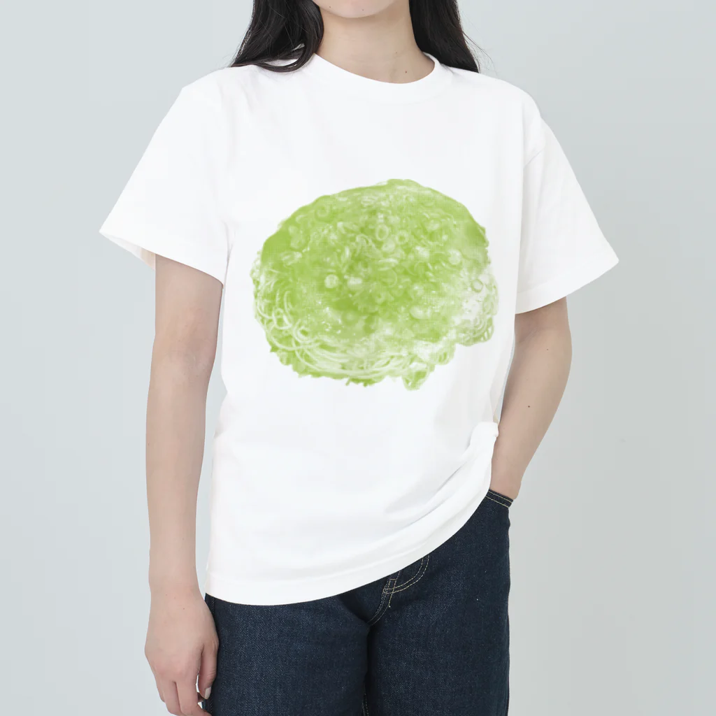 お好み焼き女ちゃんの広島おこ │green Heavyweight T-Shirt