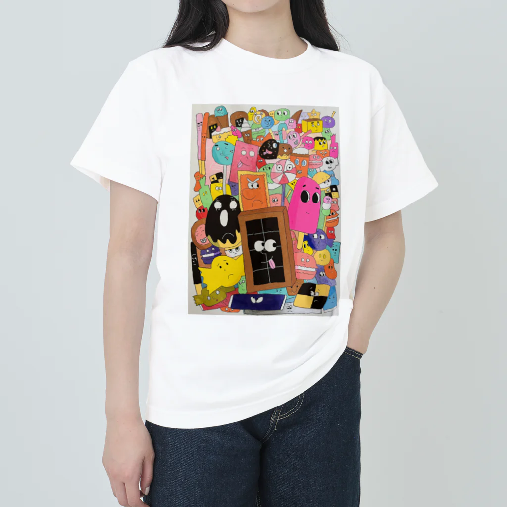 Tistoのお菓子の仲間たち ヘビーウェイトTシャツ