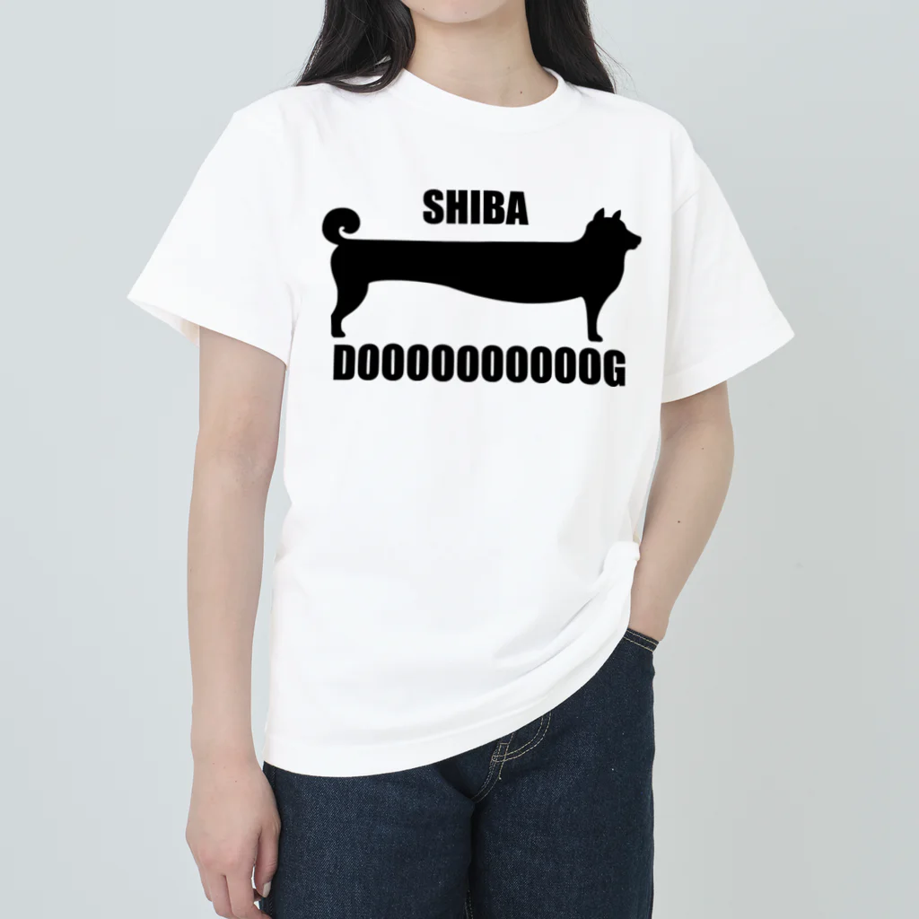 PolarBearLABOのLONG SHIBA DOG ヘビーウェイトTシャツ