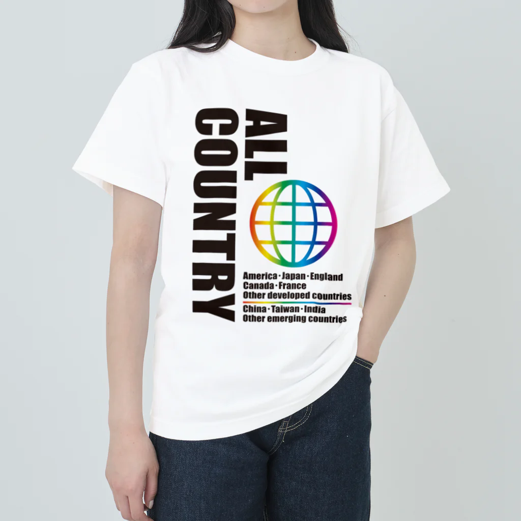 クラーケンデザインのオールカントリー Heavyweight T-Shirt