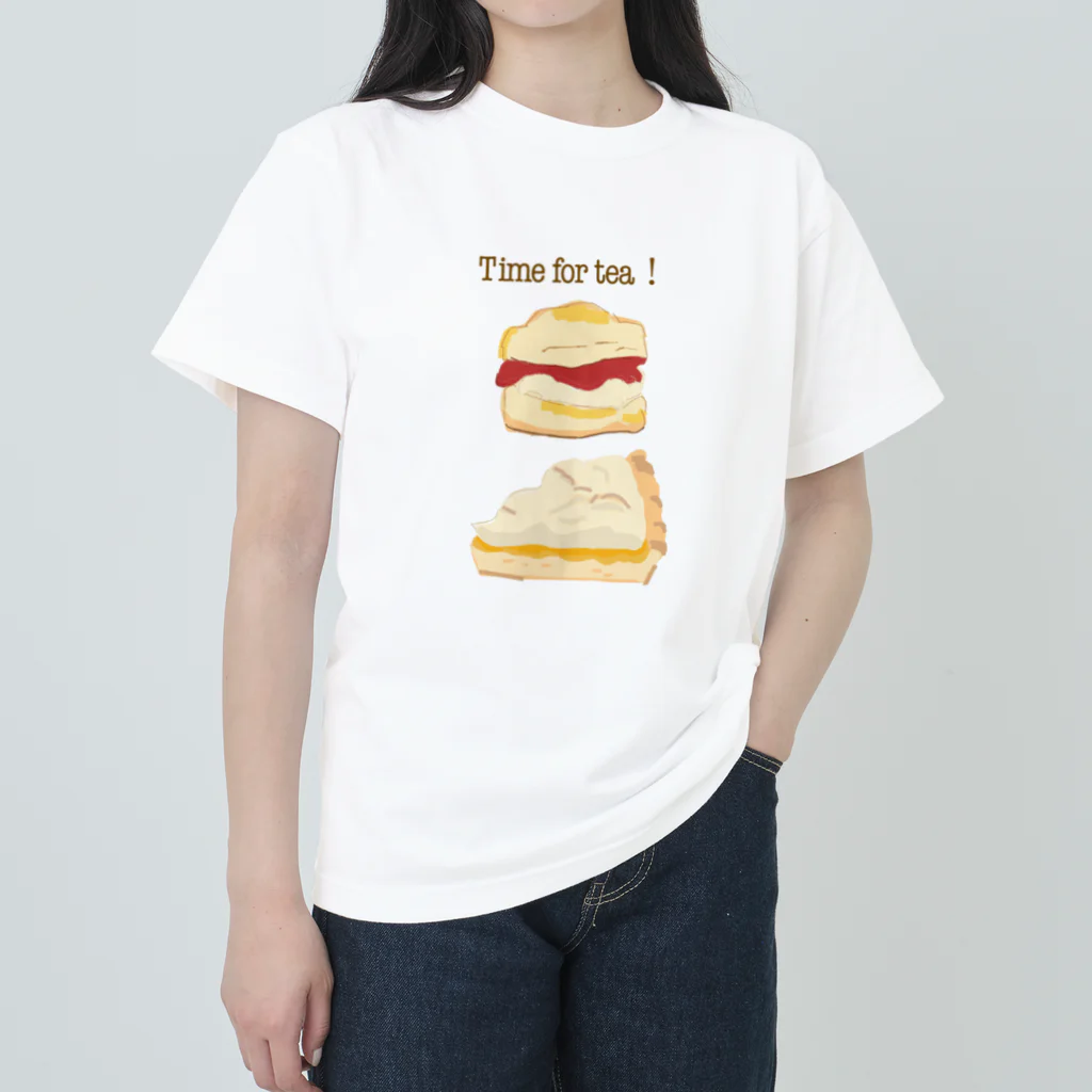 ゆきの絵です。のティータイム！ Heavyweight T-Shirt