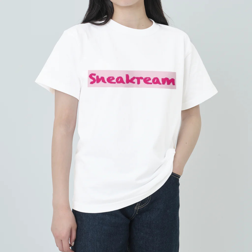 Sneakreamのストロベリーアイスクリームスニーカー Heavyweight T-Shirt