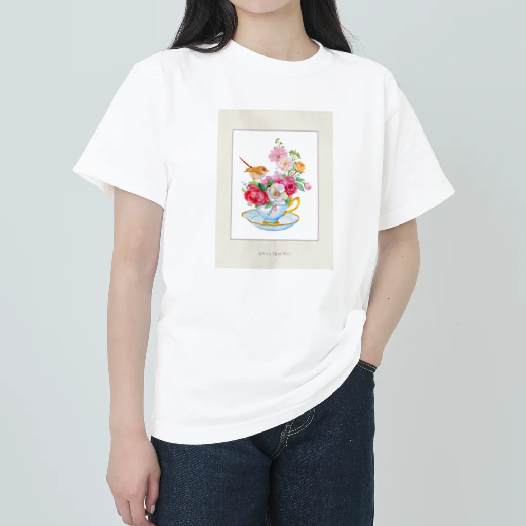 hana塾🌸 | テクニカルトレーダーのhana塾グッズ ヘビーウェイトTシャツ