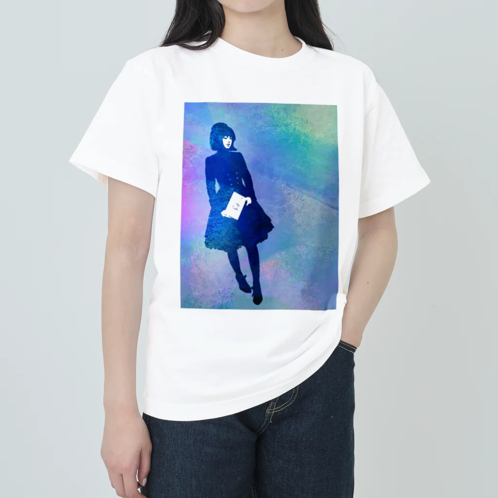 technophilia philosophyの文学少女 - literature girl - Heavyweight T-Shirt