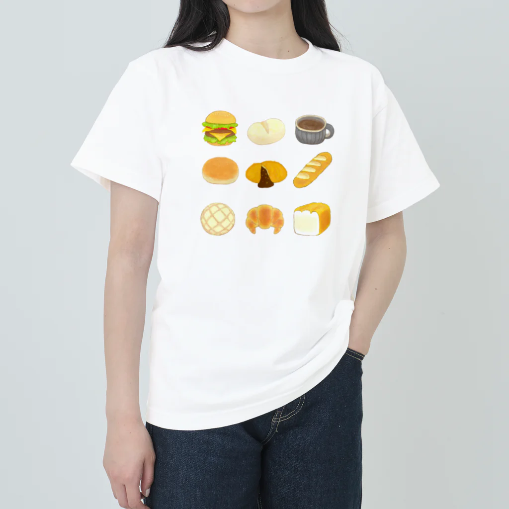 yuuhiのおみせの焼きたてパンとコーヒー ヘビーウェイトTシャツ