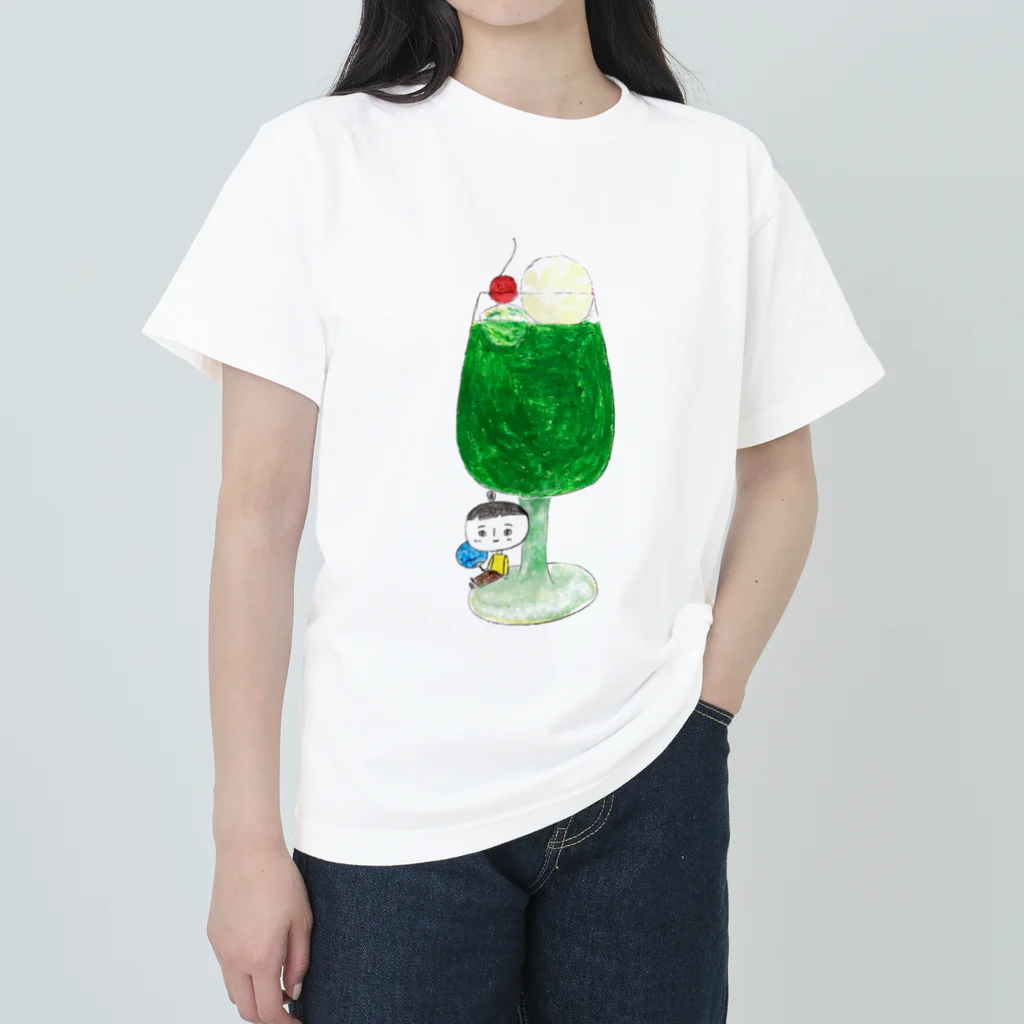 iii sum+ illustrationのmelon soda Heavyweight T-Shirt