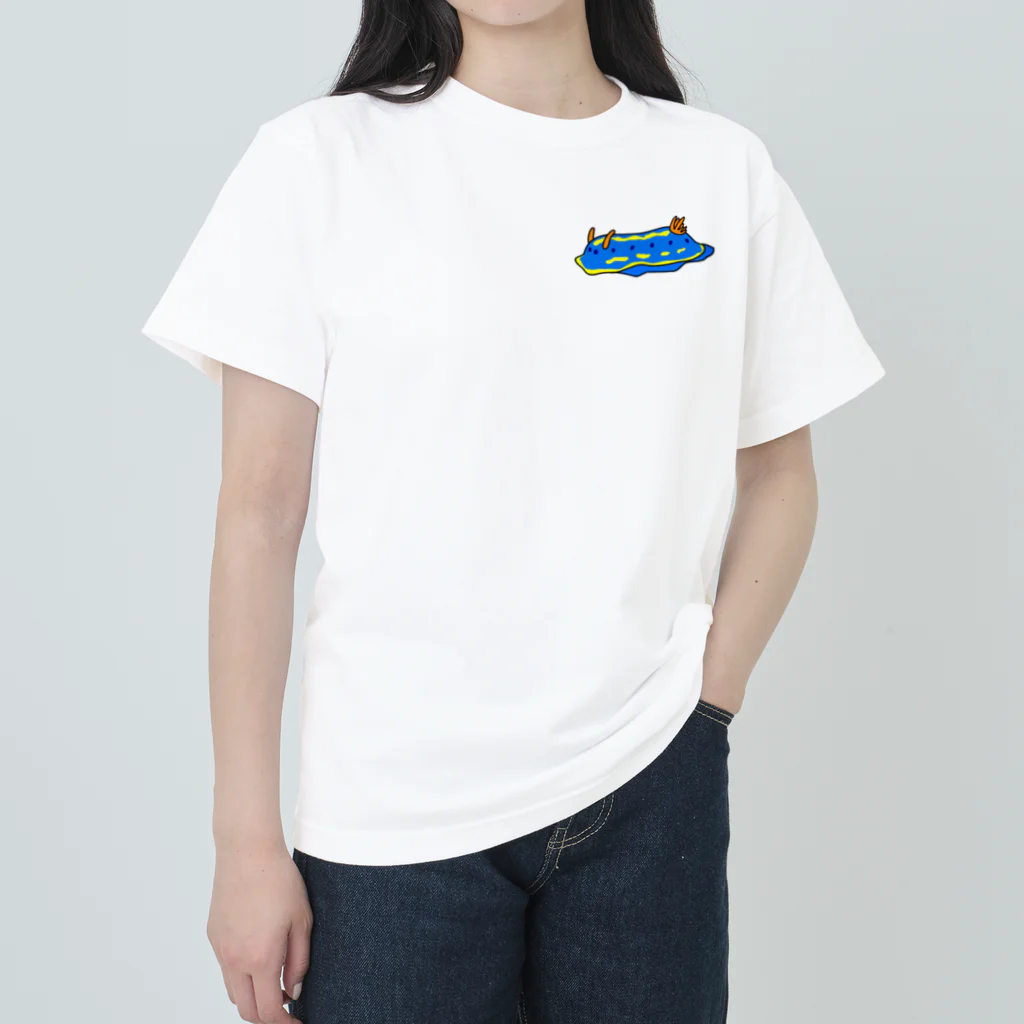 micro-diverのあおうみうし Heavyweight T-Shirt