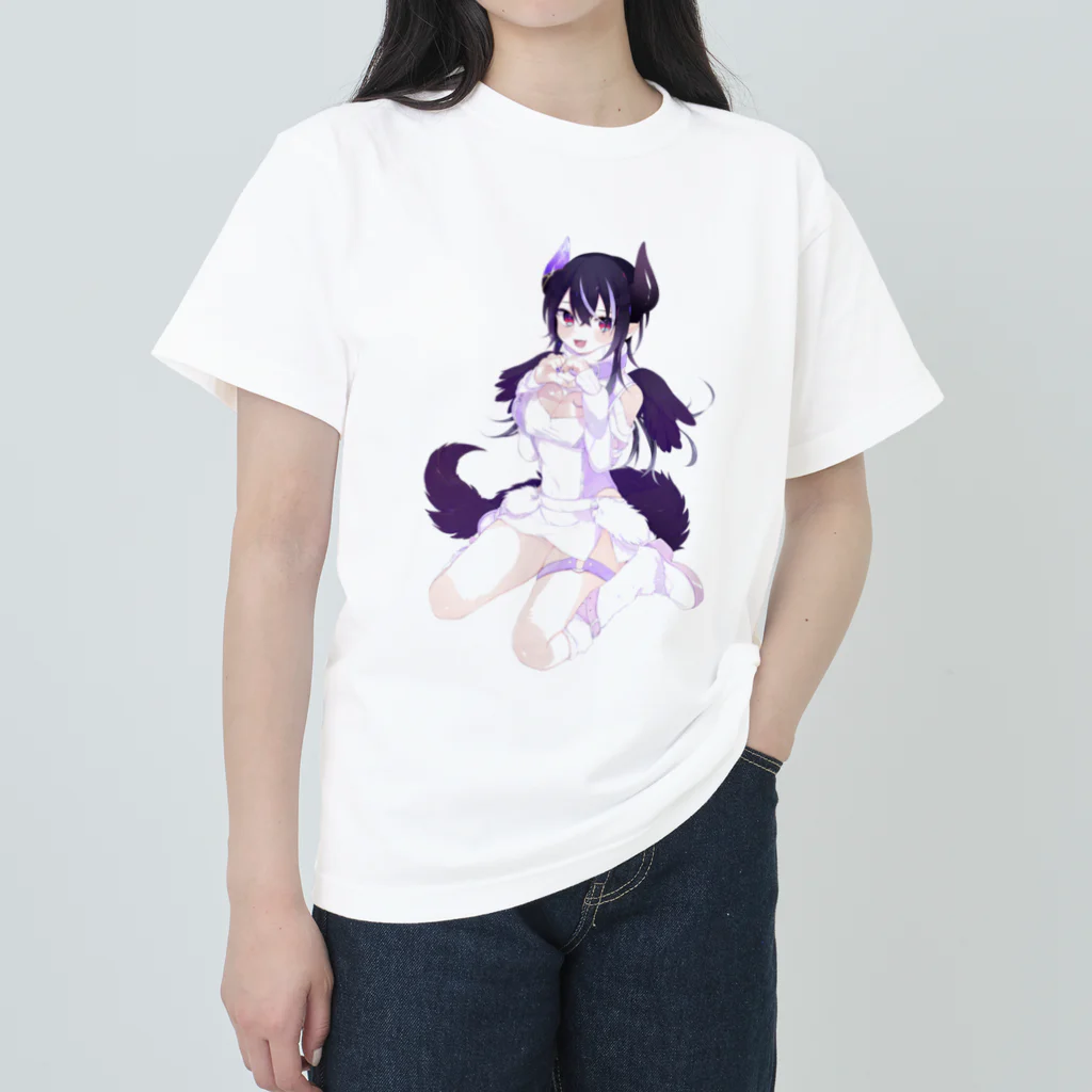 竜宮にどね💤のよるの姿💜通常 ヘビーウェイトTシャツ