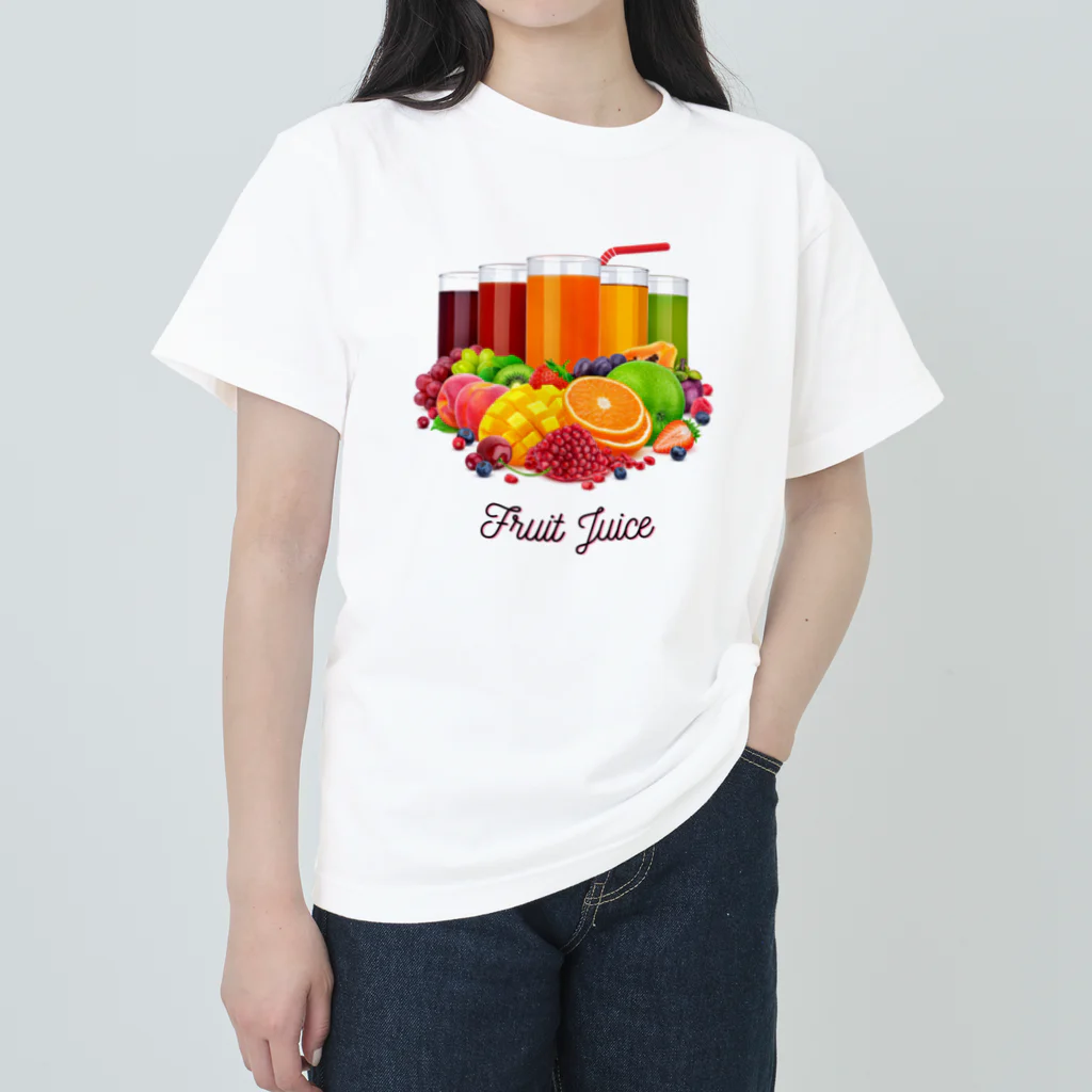 littlebit / リルビーのフルーツジュース Heavyweight T-Shirt