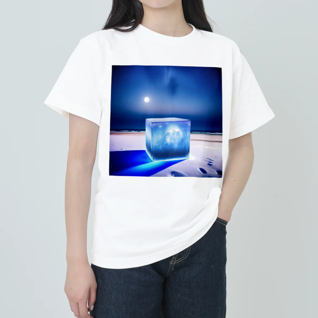 cube3のこの星を護り切ったcube（The cube that protected this planet） ヘビーウェイトTシャツ