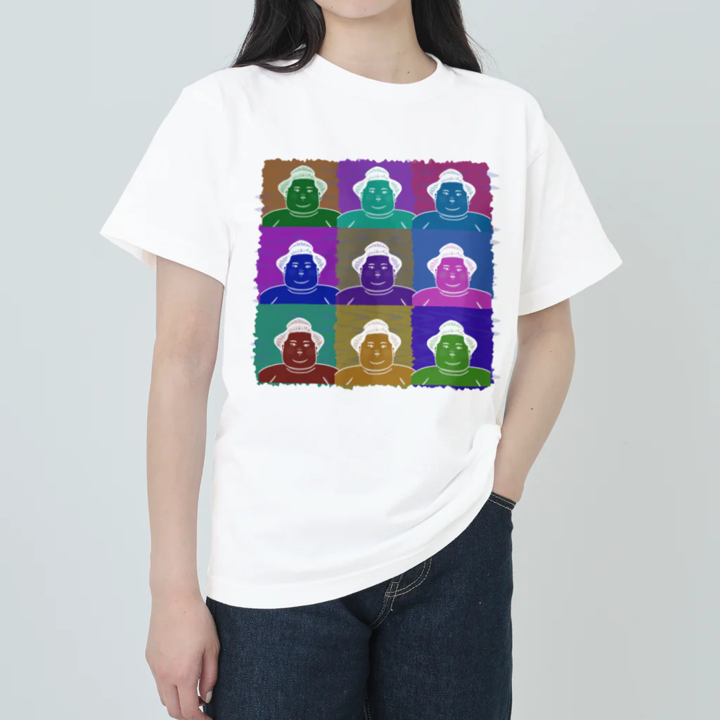 Heiwa_AriのSUMO WRESTLER (multicolor) ヘビーウェイトTシャツ