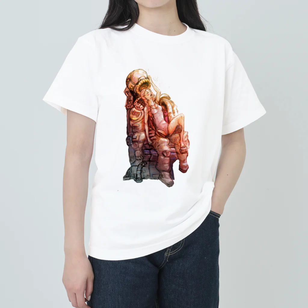 m@rco_41のspace girl Heavyweight T-Shirt