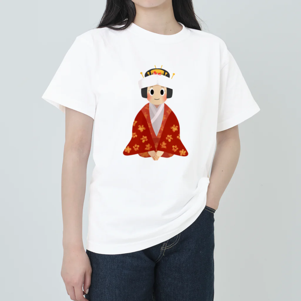 Mashiro2023の和装の花嫁 ヘビーウェイトTシャツ