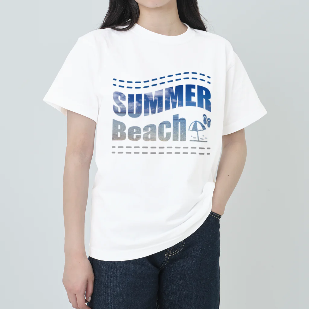 なかむらよすぃ＊DESIGN SHOPのSUMMER Beach ヘビーウェイトTシャツ