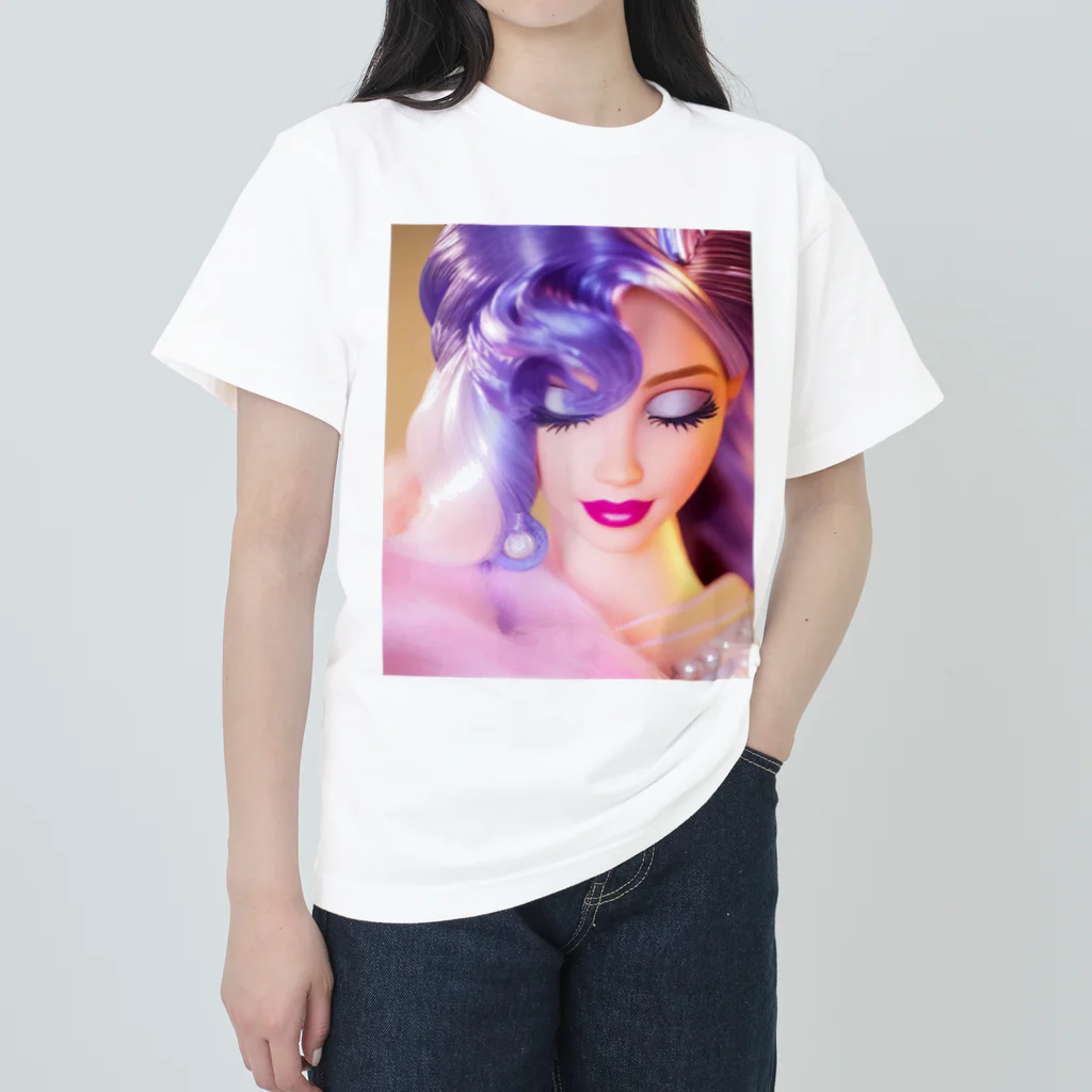 💖宇宙整体♪🌈♪こころからだチャンネル♪💖のuniversal princess Éléna ヘビーウェイトTシャツ