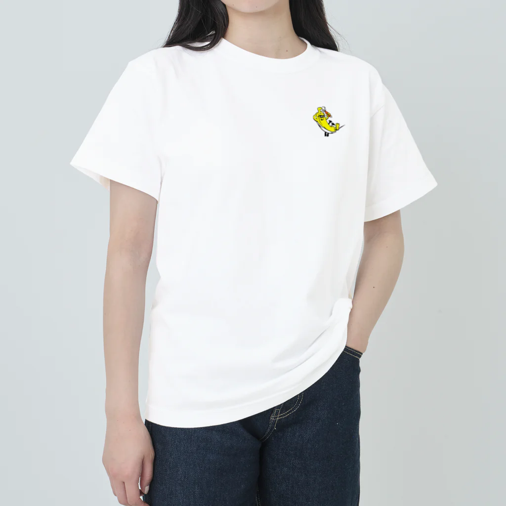 オサムちゃん工房のカルフォルニアバナナくん Heavyweight T-Shirt