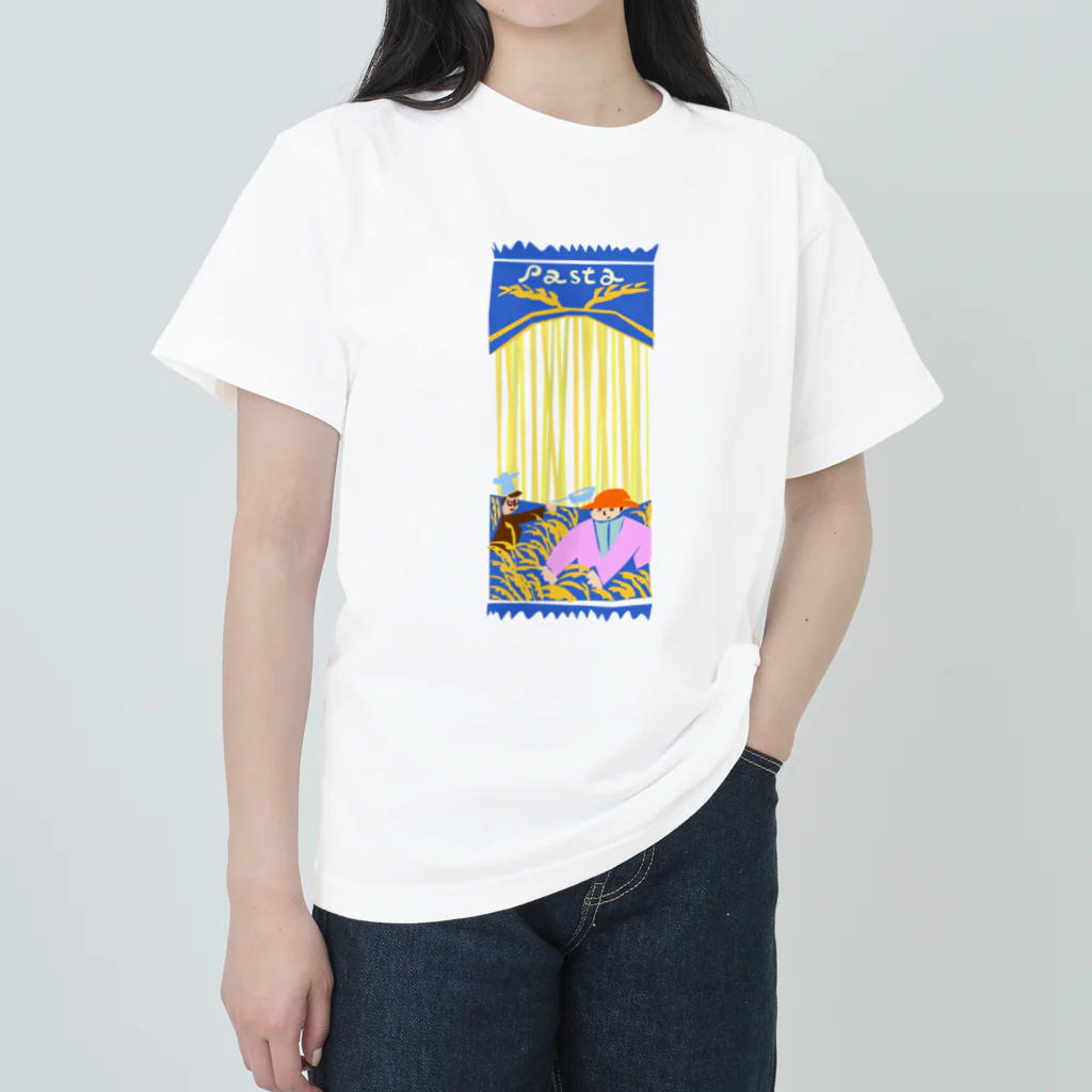 ママタルト本物チャンネルのパスタ ヘビーウェイトTシャツ