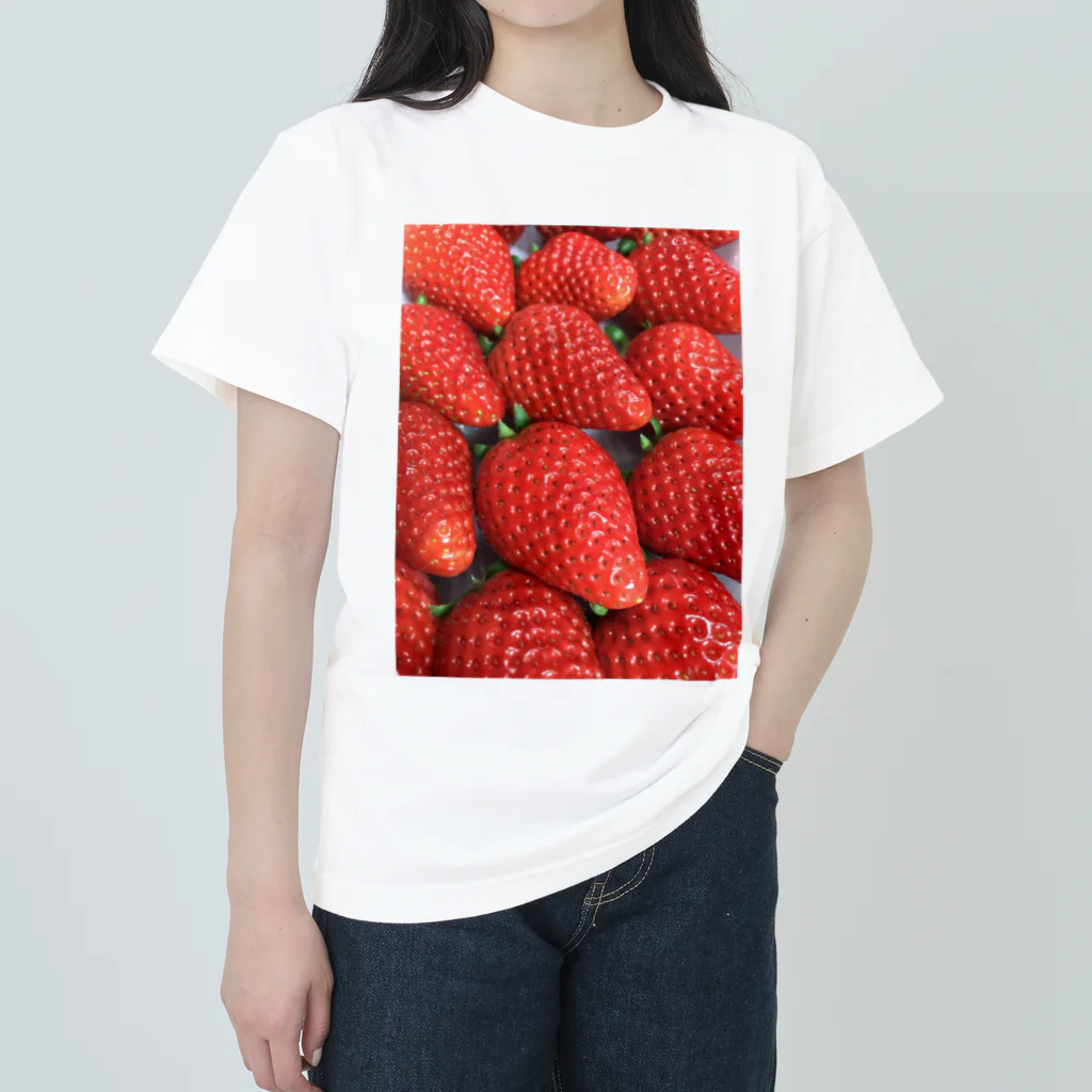 KAZのいちごだらけ Heavyweight T-Shirt