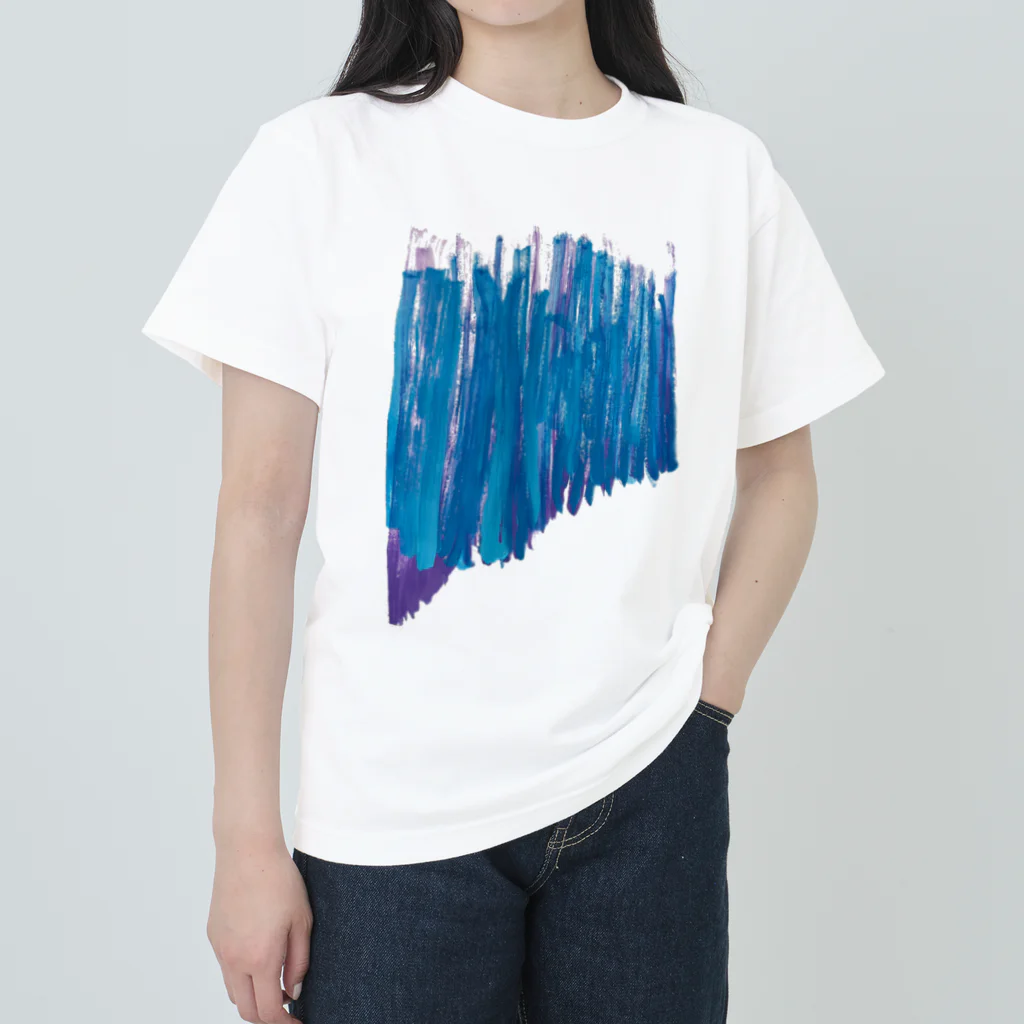 tsumuguto つむぐとのwakurasu/流れる ヘビーウェイトTシャツ