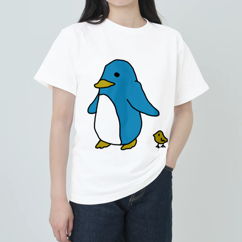 nerucoの本気のペンギンさんリベンジ ヘビーウェイトTシャツ