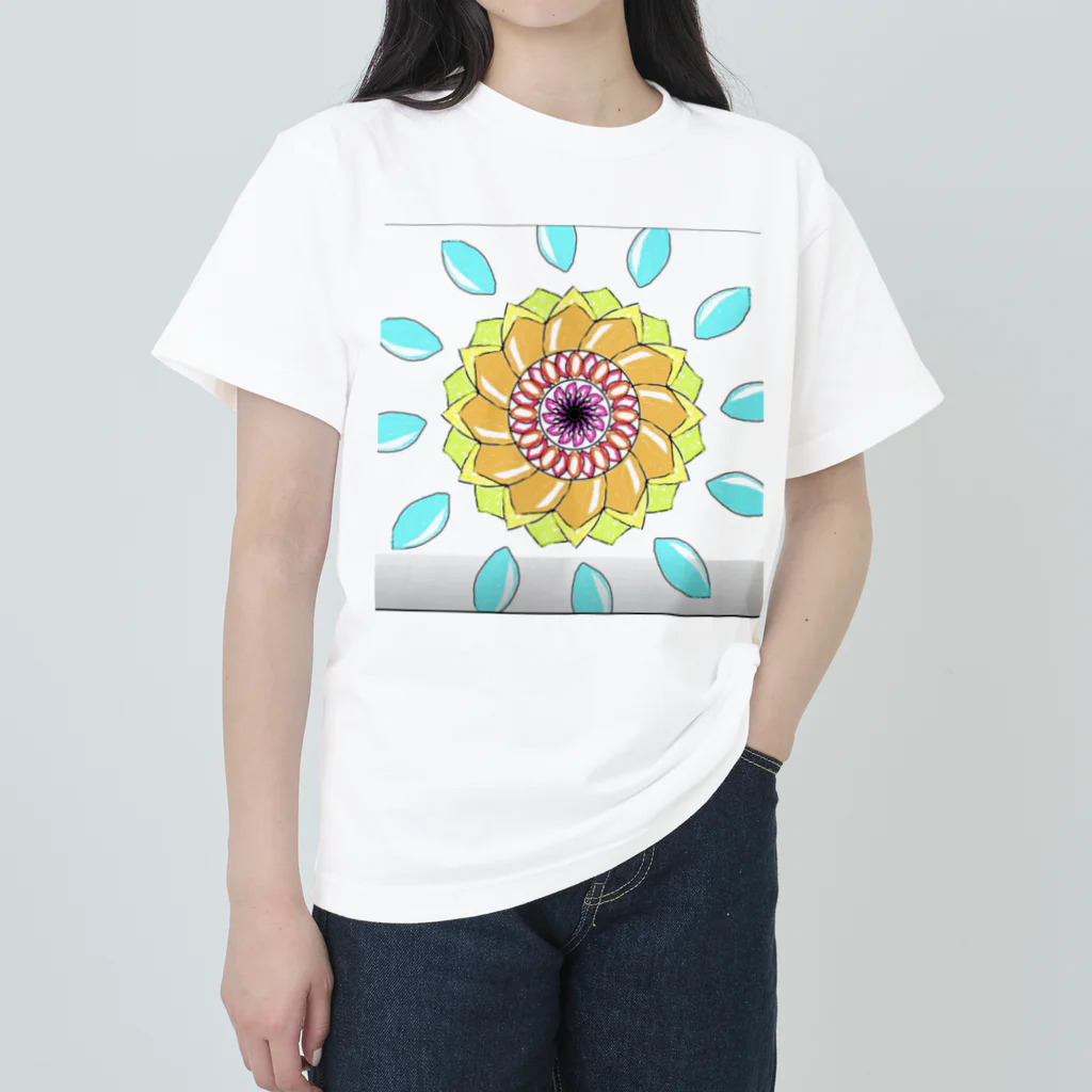 まいかる🔮 何かをチャレンジするときの開運アドバイザーの美味しそうなマンダラ Heavyweight T-Shirt