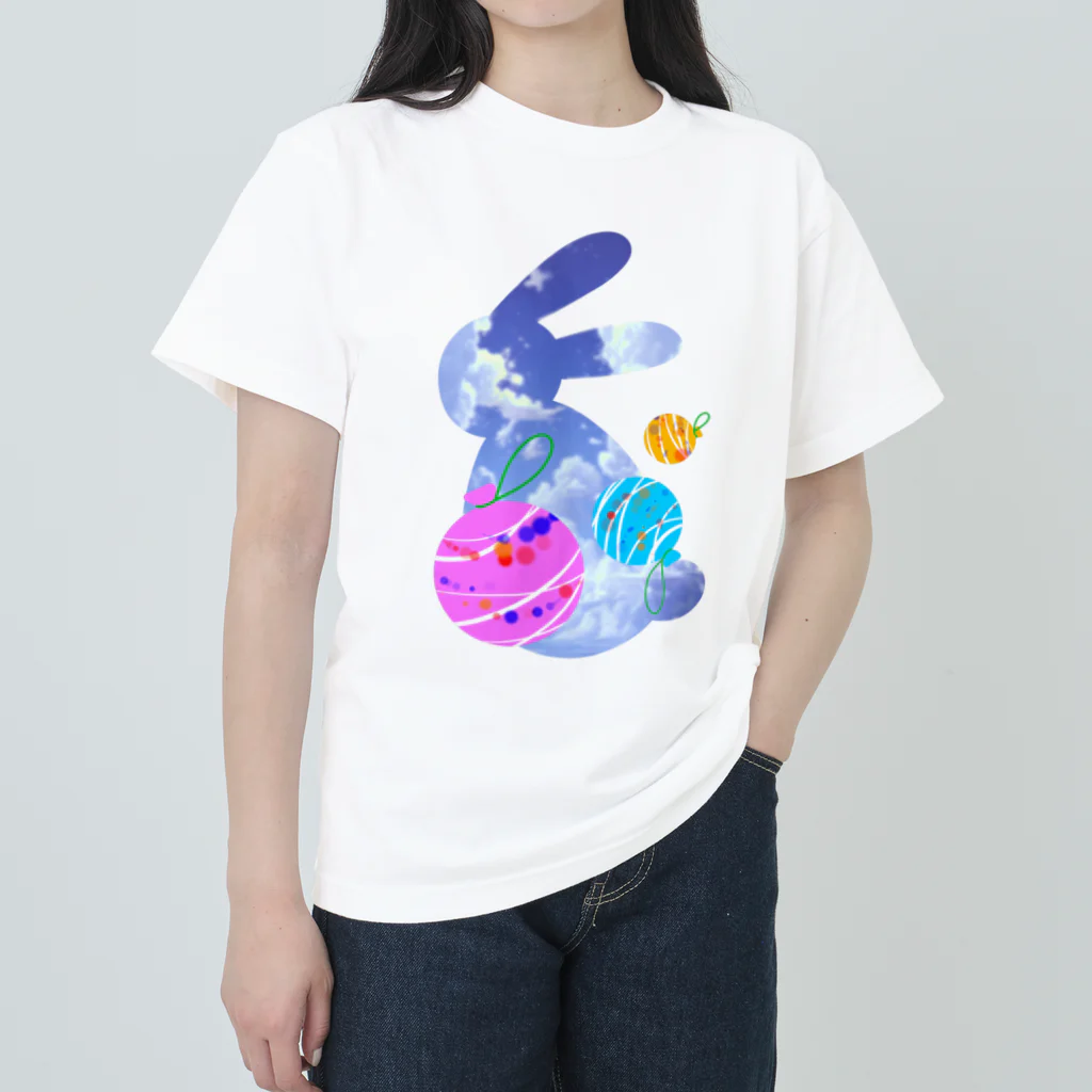 Rabbitflowerの夏の思い出 Heavyweight T-Shirt