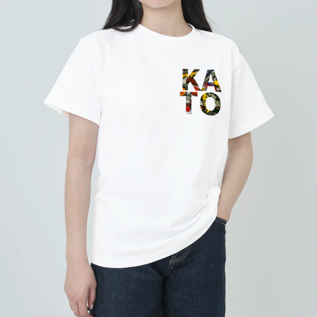 KATO & 木工房So whatのKATOロゴ_02 Heavyweight T-Shirt