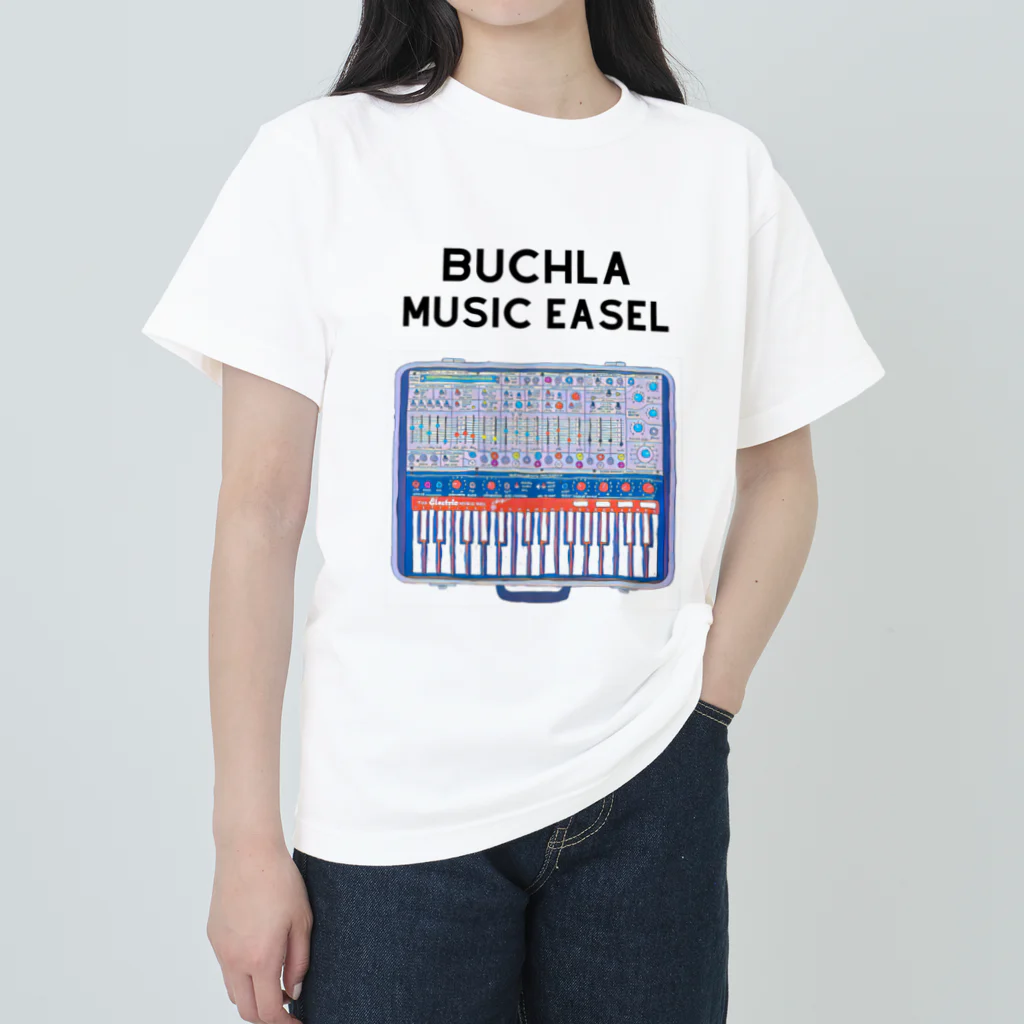Vintage Synthesizers | aaaaakiiiiiのBuchla Music Easel Vintage Synthesizer ヘビーウェイトTシャツ