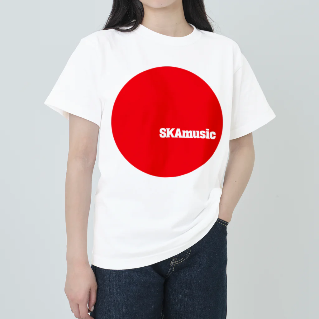 skamuzik a go goのSKAmusic 赤マル ヘビーウェイトTシャツ