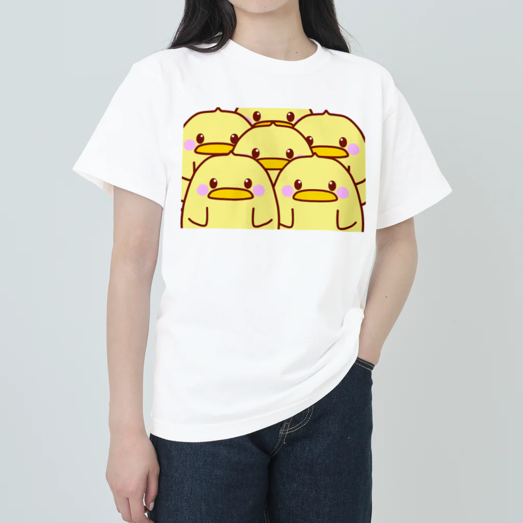 天十里SHOPのひよこがいっぱい ヘビーウェイトTシャツ