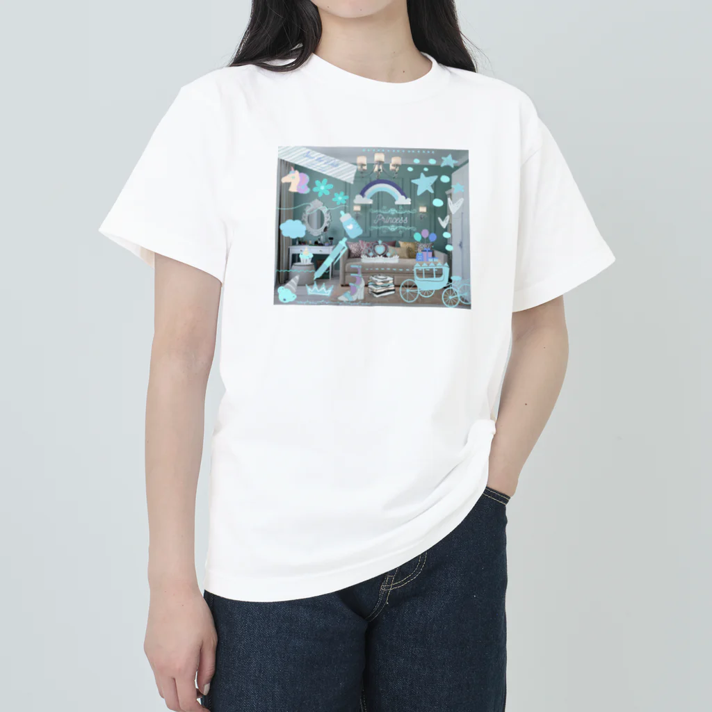 elle78のぷりんせす Heavyweight T-Shirt