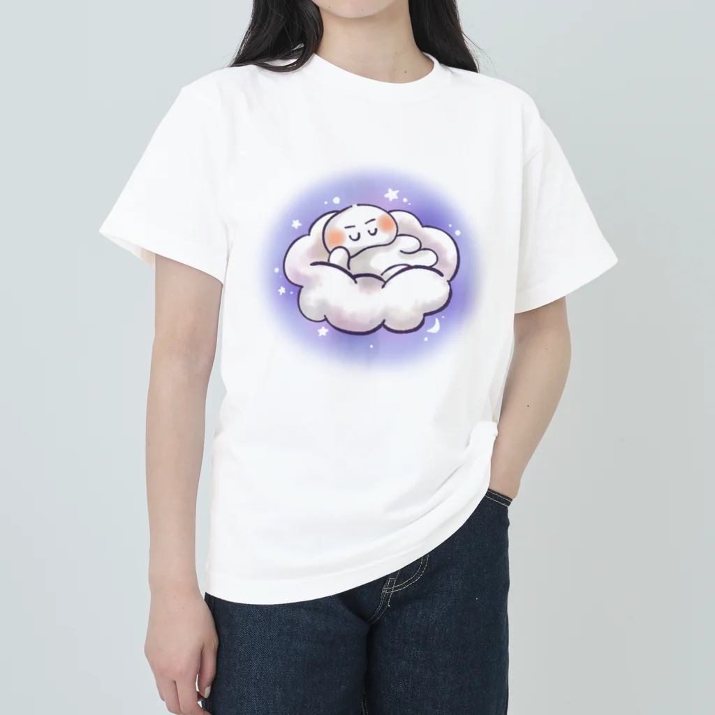 もちょズSHOPのすやすやヒヨ ヘビーウェイトTシャツ