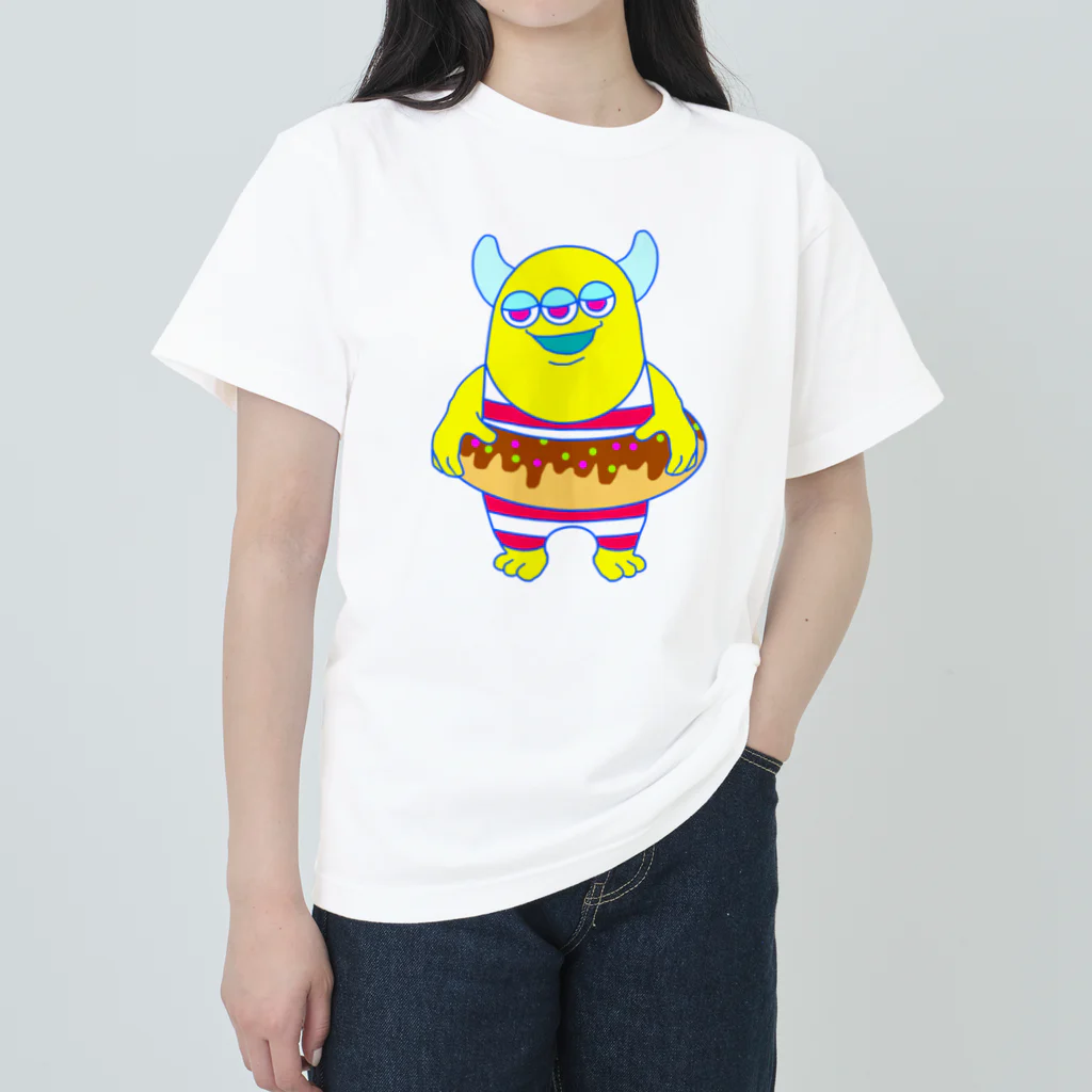 コロゾウのドーナッツの穴にはまりたい Heavyweight T-Shirt