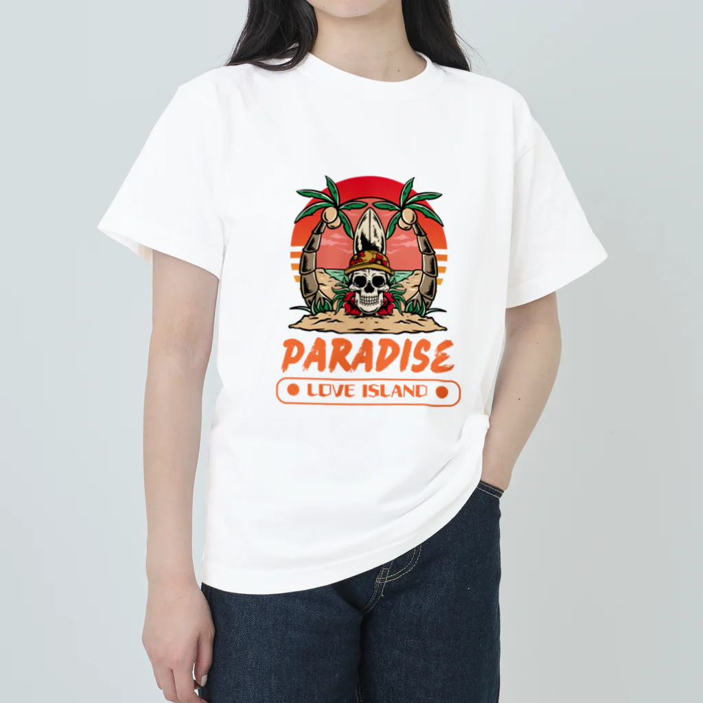 Love IslandのIsland Paradise ヘビーウェイトTシャツ