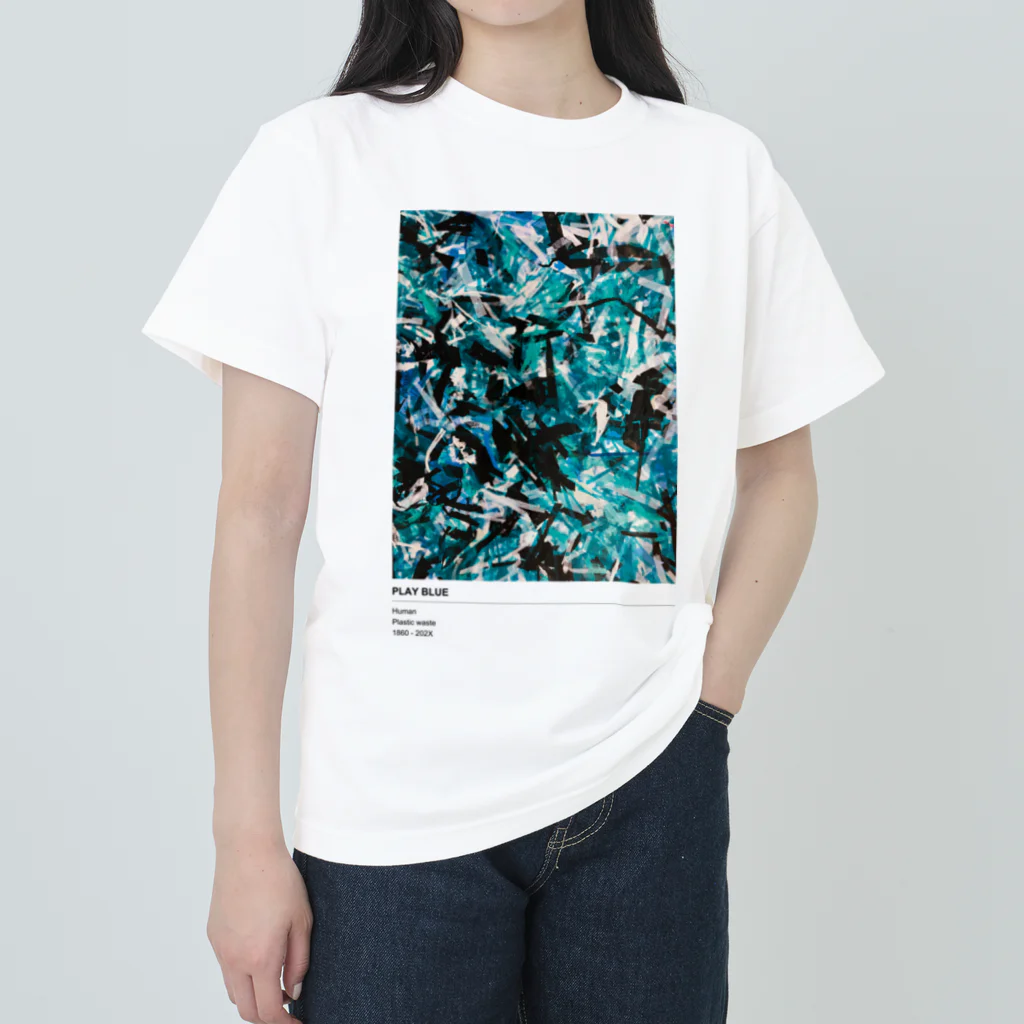 magsのPLAY BLUE inspired by Plastic waste ヘビーウェイトTシャツ