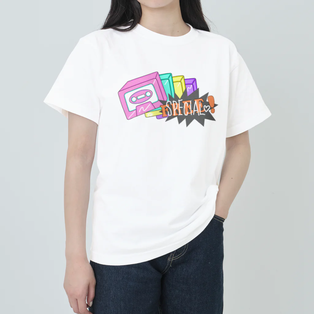 kiyokonoartのSpecial cassette tape ヘビーウェイトTシャツ