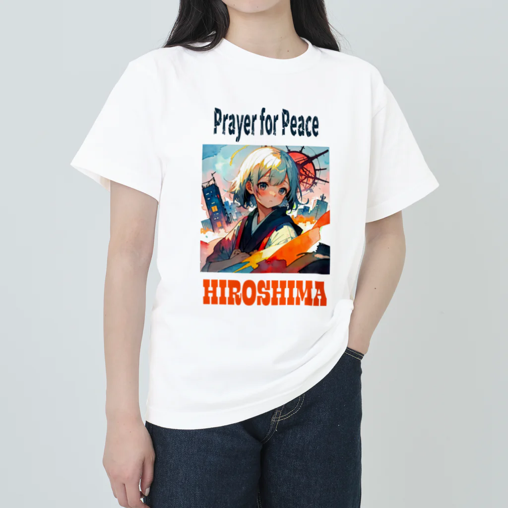 JUNの平和の祈り 01 ヘビーウェイトTシャツ