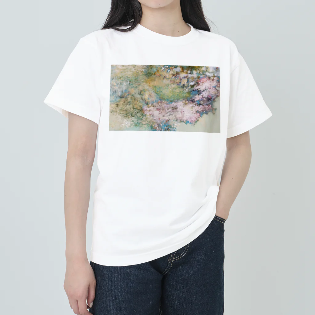 TONOHARUNAのあおいあお ヘビーウェイトTシャツ