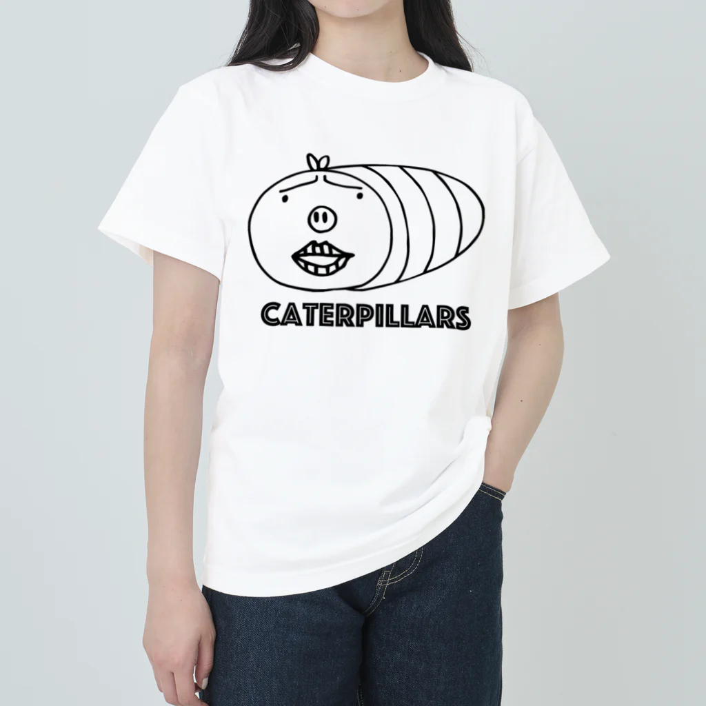 caterpillarsのイモムシ ヘビーウェイトTシャツ