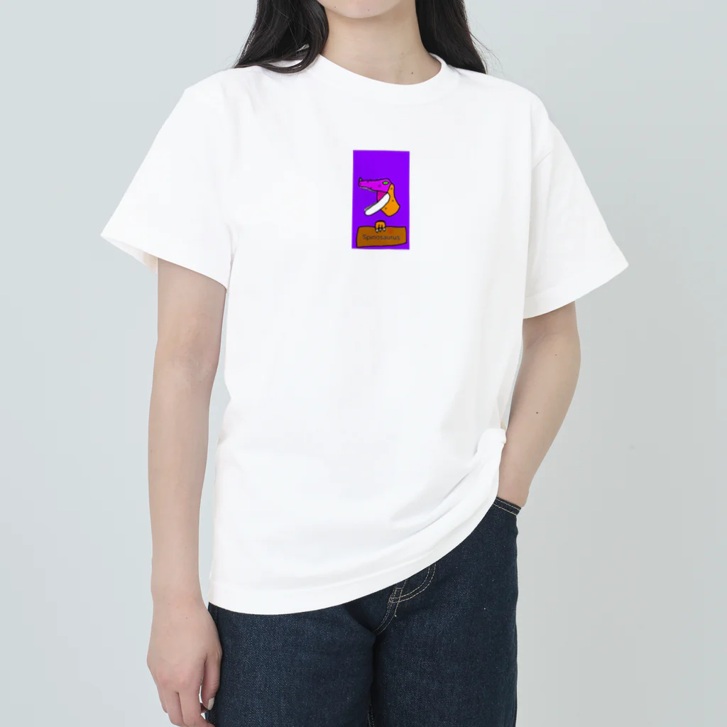 ʚ🦄ɞみつり🌈𝑆𝑂𝐷𝐴𝑆𝐻𝐼𓃗のスピノくん(恐竜) Heavyweight T-Shirt