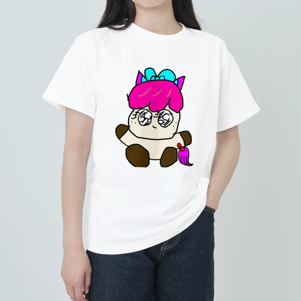 ʚ🦄ɞみつり🌈𝑆𝑂𝐷𝐴𝑆𝐻𝐼𓃗の馬の妖精 うまたん♡  ヘビーウェイトTシャツ