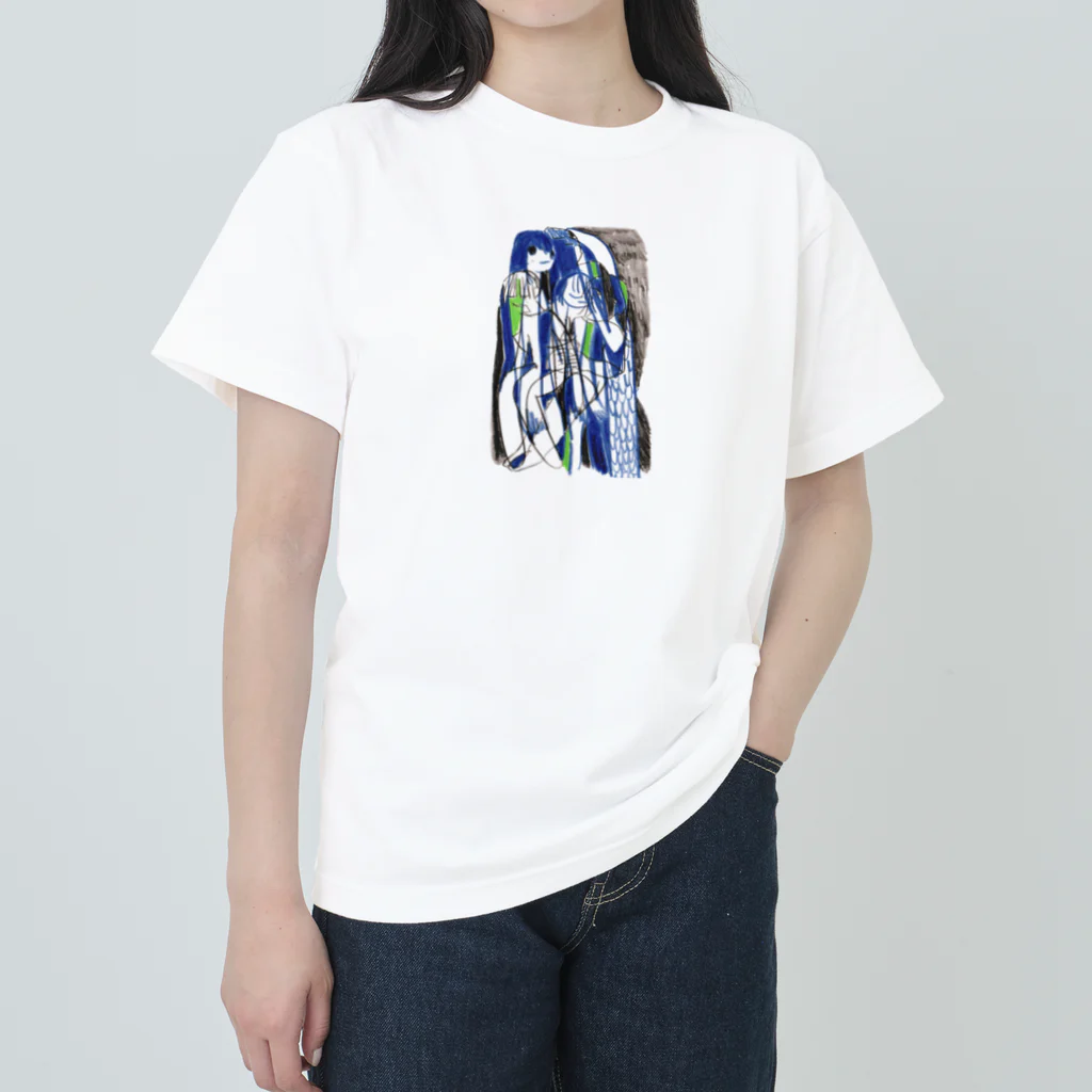 たちばなはづきのドローイング Heavyweight T-Shirt