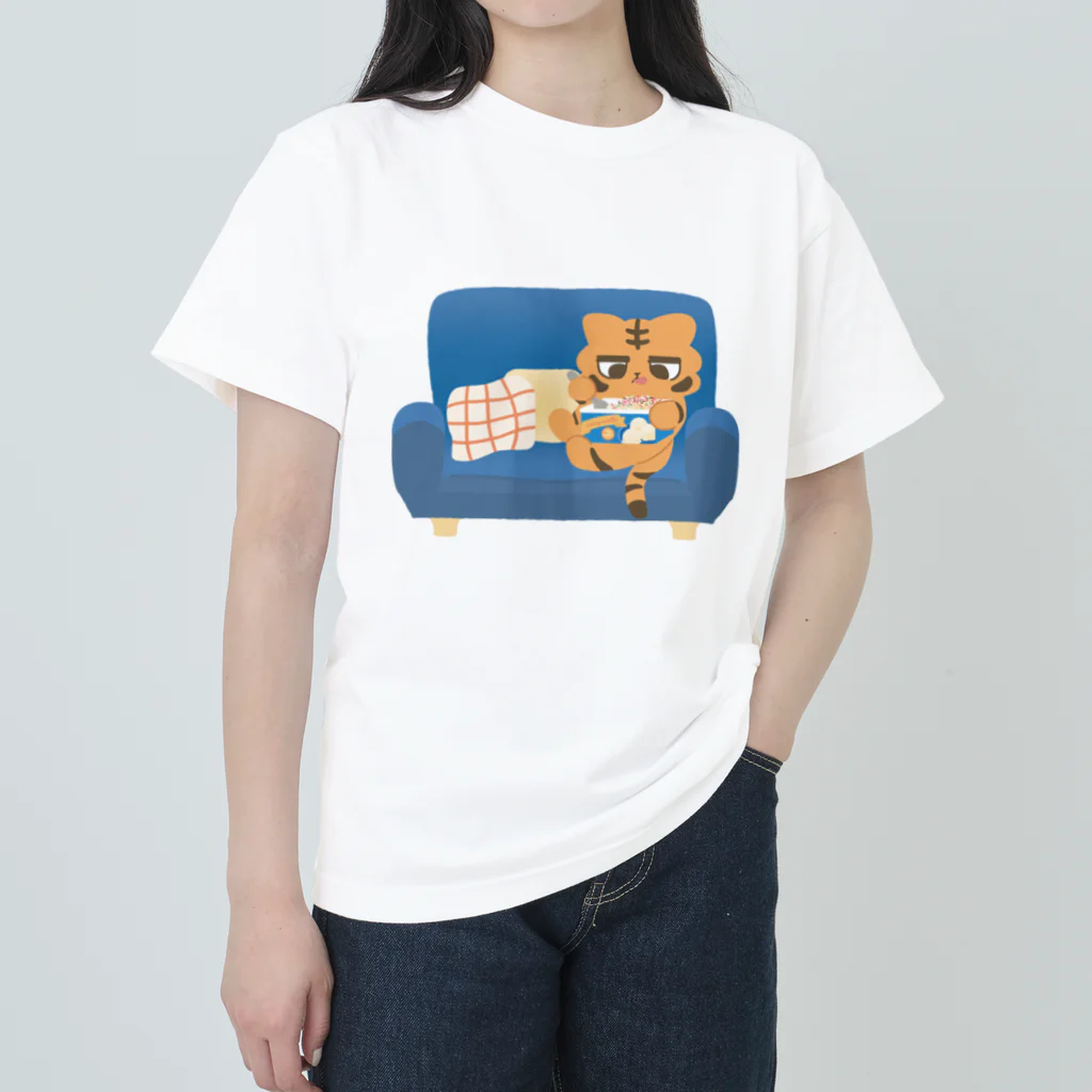 shijimi_3のicecream虎 ヘビーウェイトTシャツ