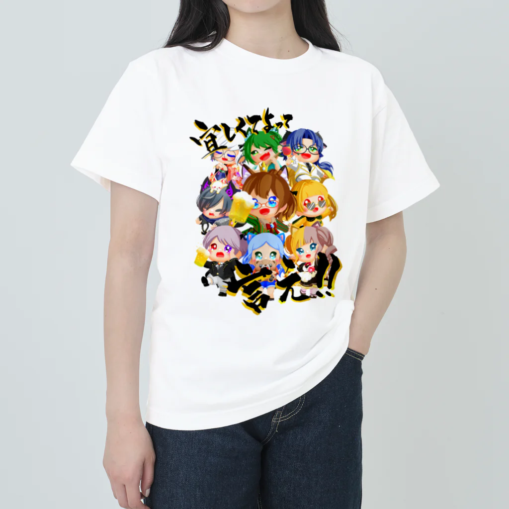 狂ったお茶会ショップのお茶会全員集合Tシャツ ヘビーウェイトTシャツ