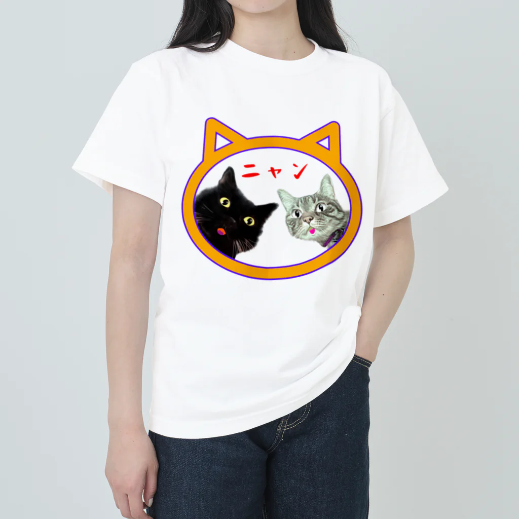 Studio chagaのにゃん ヘビーウェイトTシャツ