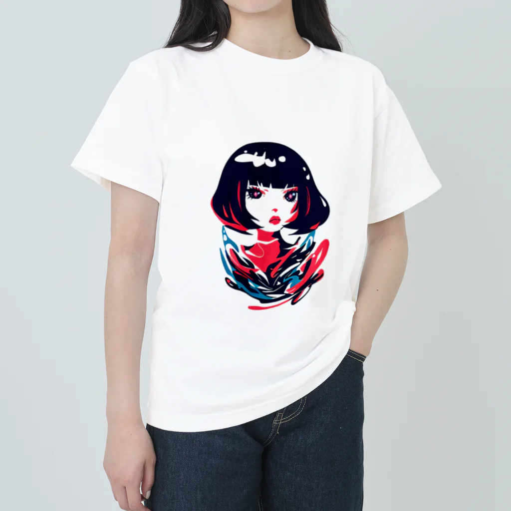 yumaのgirls1 ヘビーウェイトTシャツ