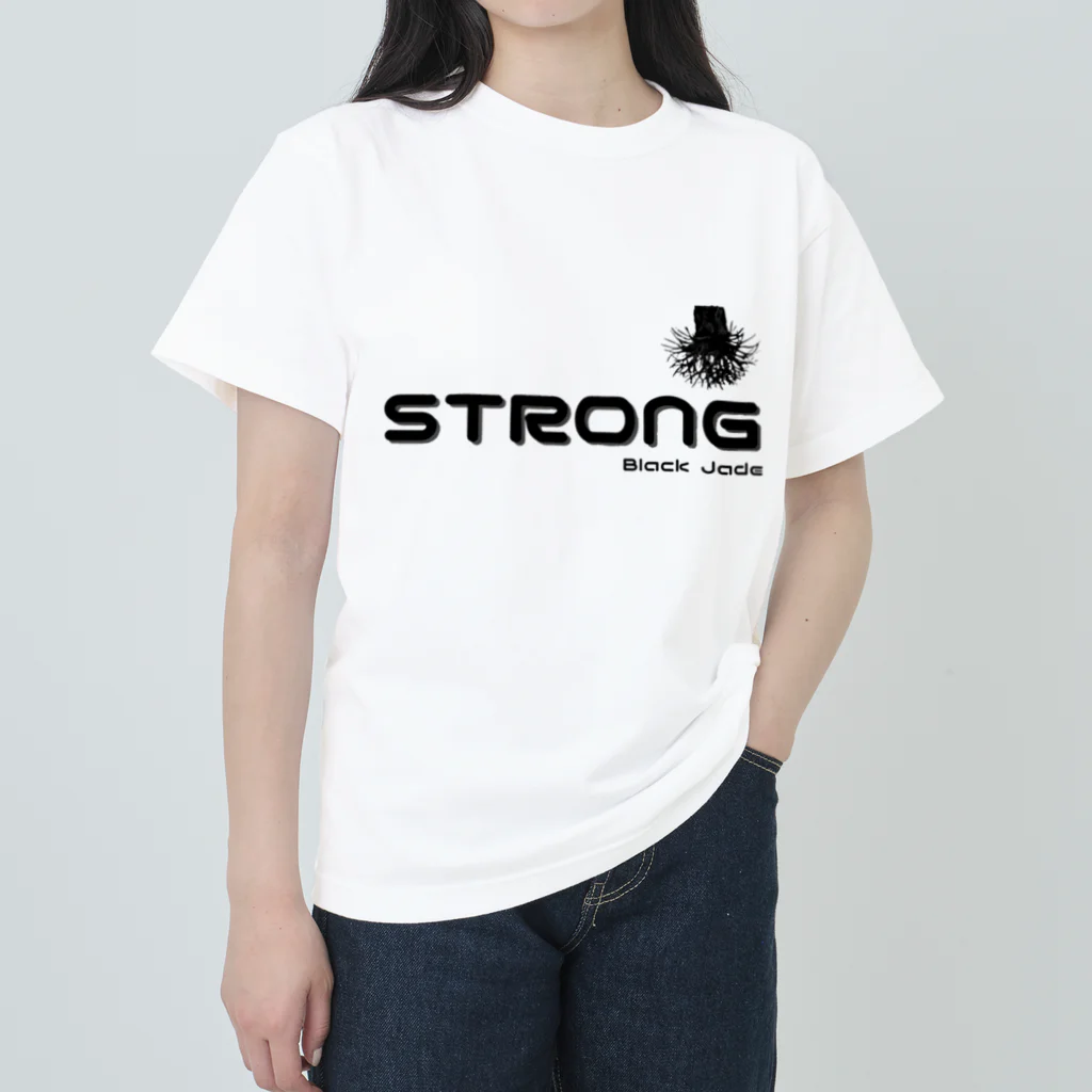 ストロング翡翠の漆黒ストロングT ヘビーウェイトTシャツ